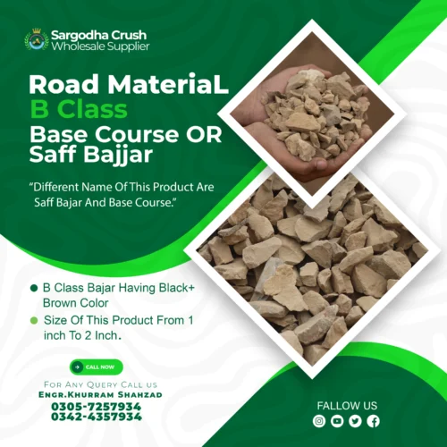 B Class | Base Course Aggregate | 1 Inch To 2 Inch
